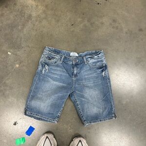 Blue Denim Shorts